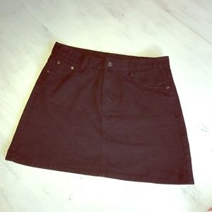 ‼️Black Denim Miniskirt
